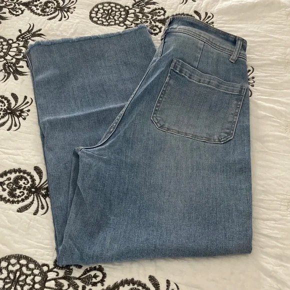 Oat New York Light Blue Straight Leg Jeans - Picture 2 of 3